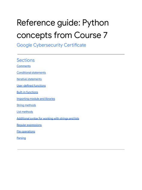 Image result for Python Study Guide PDF