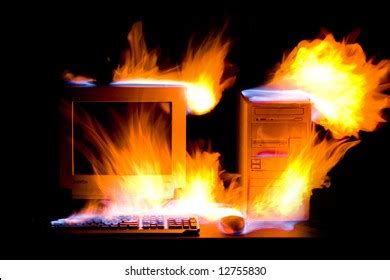 Image result for Basic Computer Burning
