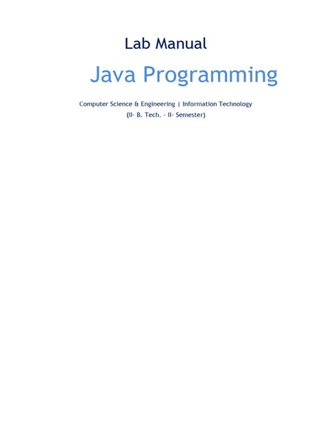 Image result for Java Programming Lab