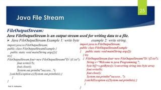 Image result for FileOutputStream Java IntelliJ