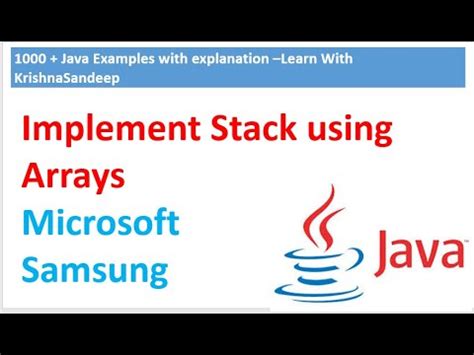 Image result for Stack Using Array in Java