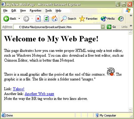 Image result for Basic HTML Code Sample