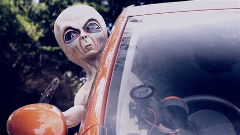 Image result for Alien Chasing Car