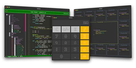 Bildergebnis für Python Terminal GUI