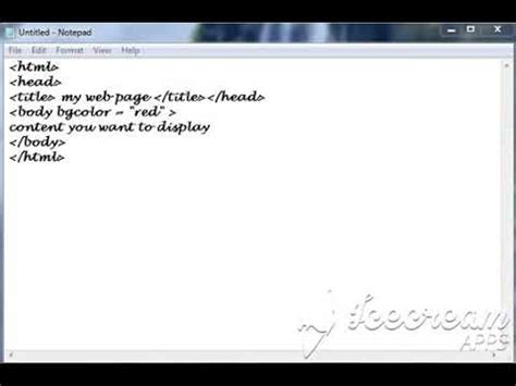 Image result for How to Create a Web Page Using Notepad