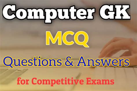 Toradh íomhá ar Basic Computer Knowledge Questions PDF