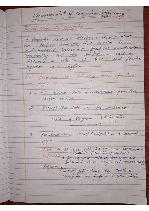 Image result for Principles of Computer Programming Level 3 Notes First Chapter