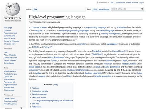 Image result for Programming Language Wikipedia