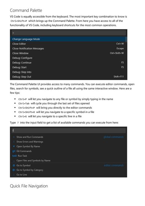 Toradh íomhá ar Python Visual Studio Code Cheat Sheet