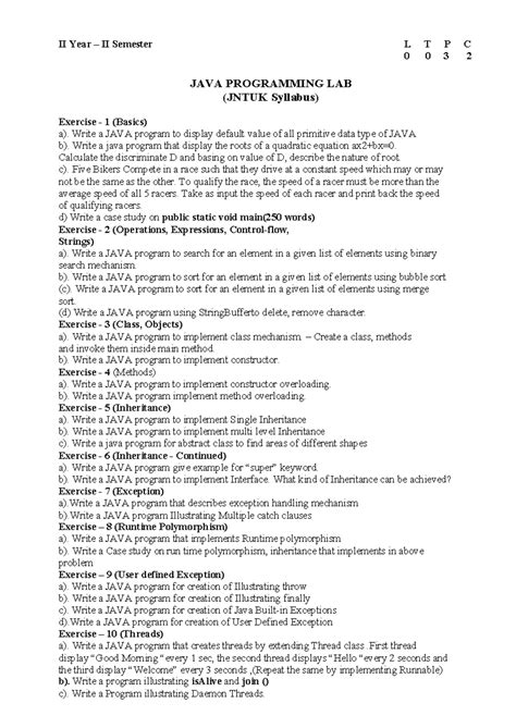 Image result for Java Programming Lab