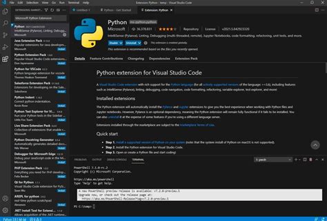 Image result for Visual Studio Code Python Install German