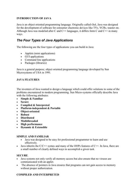 Image result for Basic Java Introduction