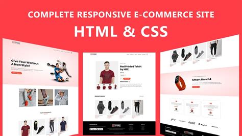 Image result for E-Commerce Web Site HTML CSS JavaScript Bootstrap