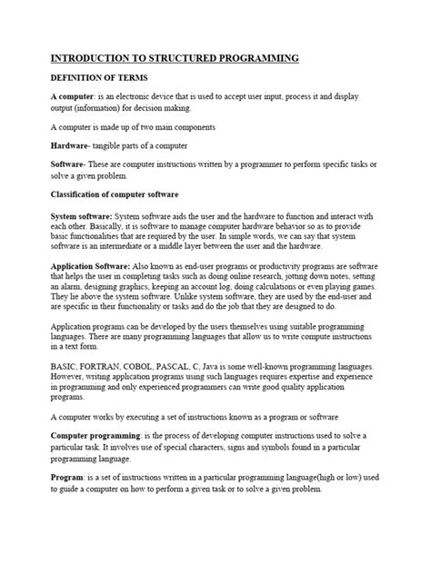 Image result for Structured Programming Introduction