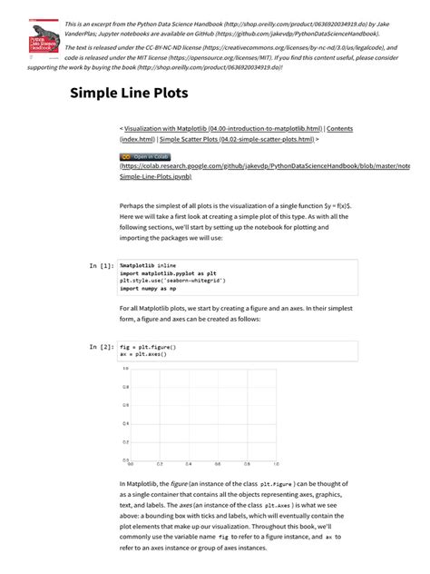 Image result for Matplotlib Simple Line Plot Code