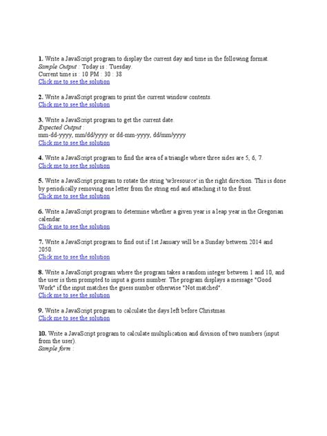 Image result for JavaScript Notes for Practice PDF