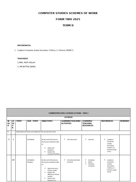 Image result for Form 2 Computer Lessons