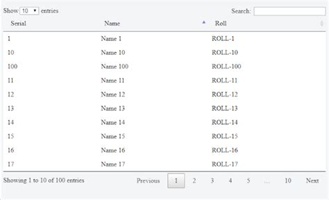 Image result for Basic DataTable Example