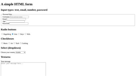 Image result for HtmlForm Example