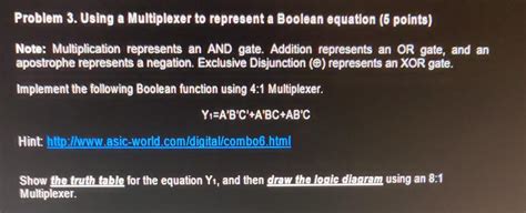 Image result for Boolean Functions Using Multiplexers