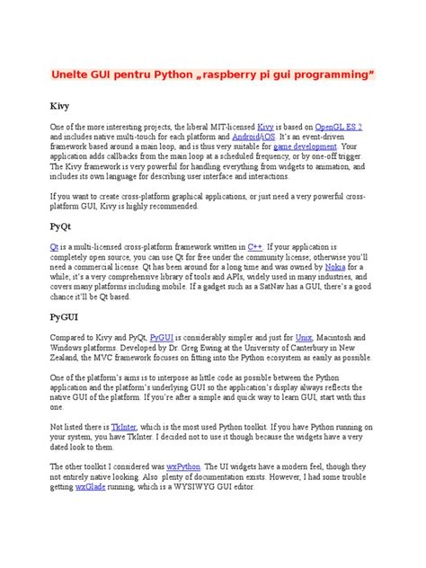 Image result for Raspberry Pi Graphical Interface Python