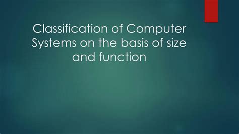 Image result for Classification of Computer Systems