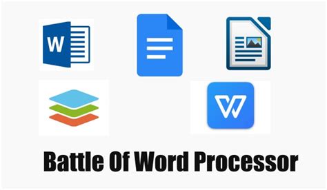 Image result for Examples of Word Processor Software