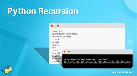 Image result for Recursive Function Python Example