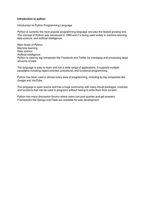 Image result for Introduction to Python Programming Language