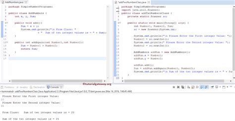 Java Program to Add Two Numbers に対する画像結果