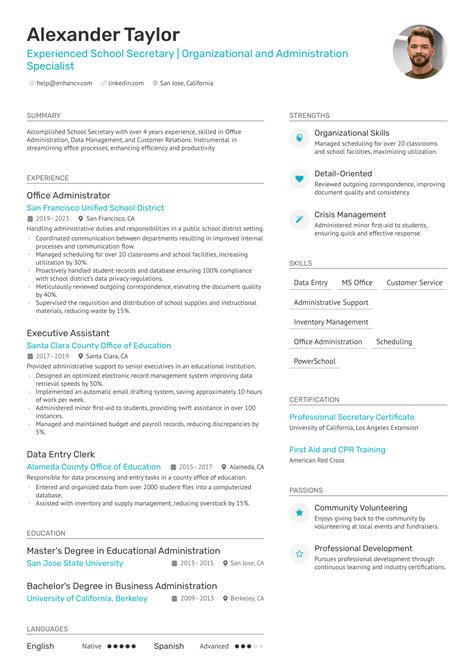 Image result for Secretary Resume Examples