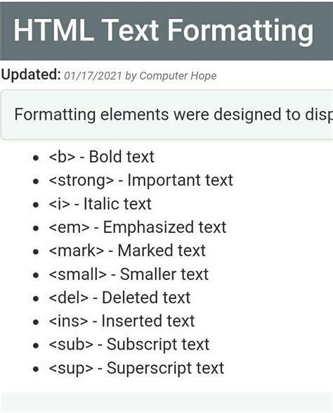 Image result for Computer Components HTML Program