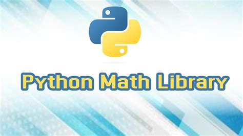 Image result for Math Library Python