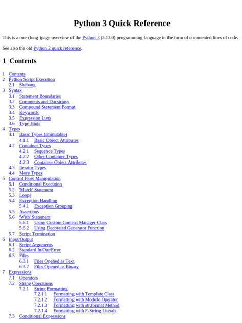 Image result for Python Reference Guide