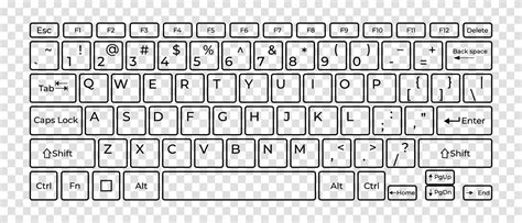 Toradh íomhá ar Computer Keyboard Vector Drawing