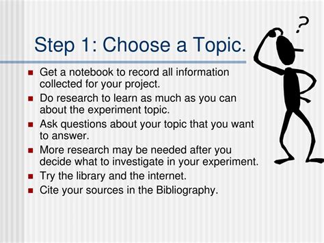 Image result for Science Fair Project Introduction Example