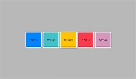 JavaScript Color Palette に対する画像結果
