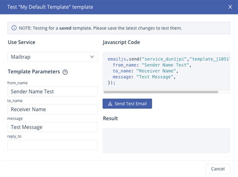 Toradh íomhá ar JavaScript Send Email