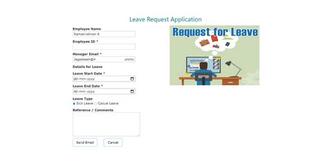Toradh íomhá ar JavaScript Send Email