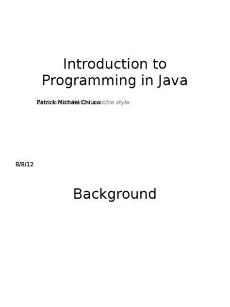 Image result for Introduction to Computer Programming Java