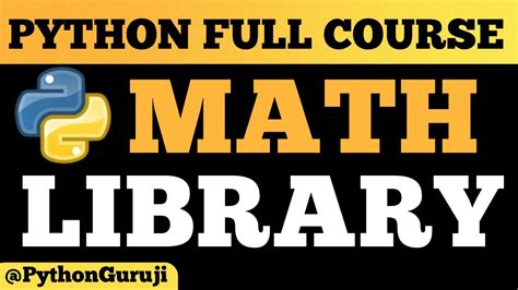 Image result for Math Library Python