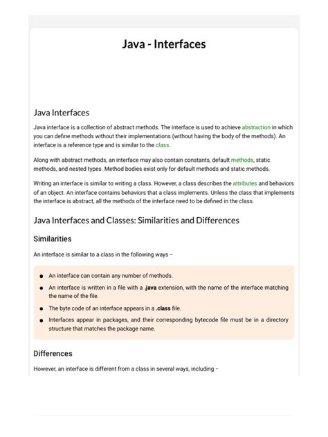 Image result for Interface Computer Science Java