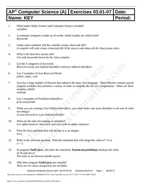 Toradh íomhá ar Computer Science Questions