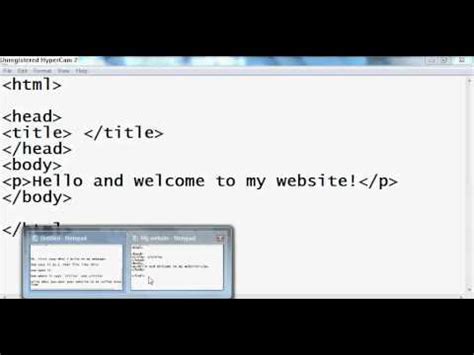 Image result for How to Create a Web Page Using Notepad