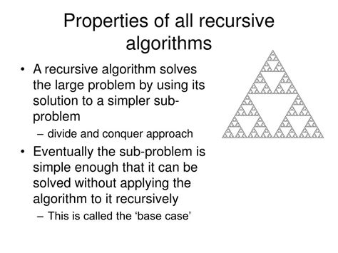 Recursion Algorithm に対する画像結果