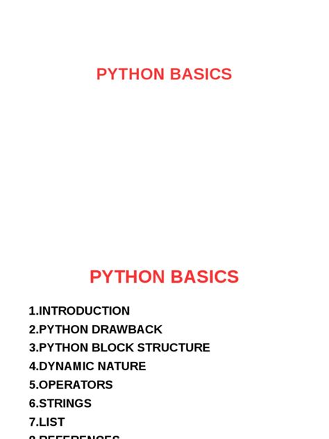 Image result for Python Programming Language Basics