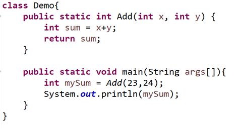 Image result for Syntax Function Java Name