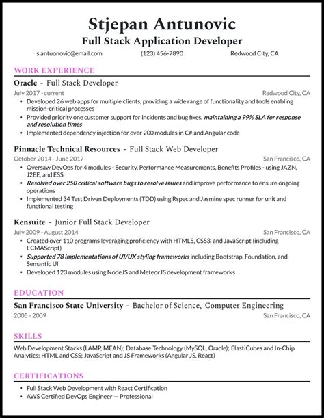 Image result for Full-Stack Python Developer Sample Resume