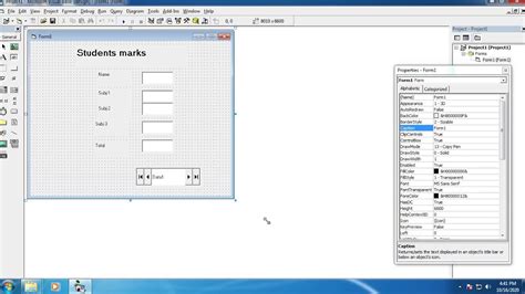 Visual Basic Database に対する画像結果