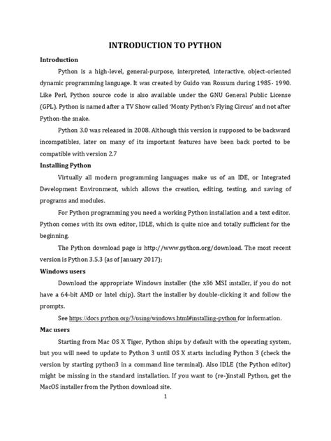 Image result for Basic Python Tutorial PDF